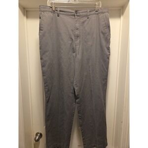 David Taylor Heather Gray, Wrinkle Free, Flex Waistband Men's 40x32 Pants